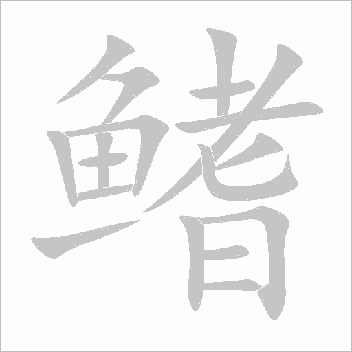 《鳍》字