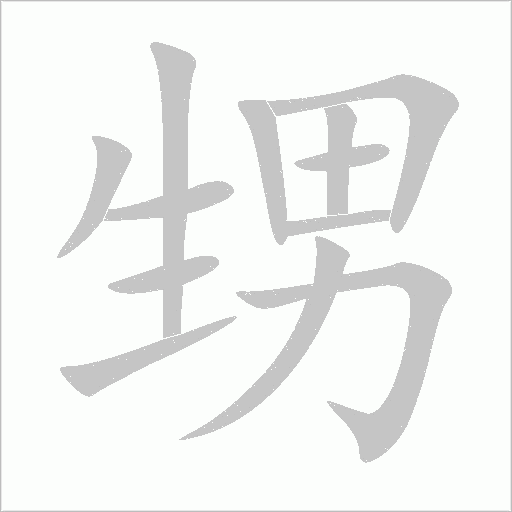 《甥》字